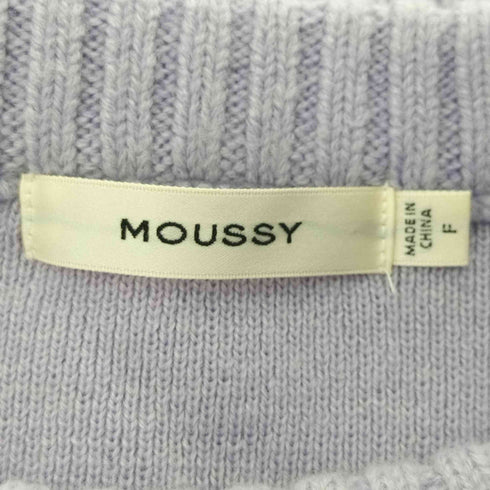 マウジー moussy LAYERED RIB セーター レディース FREE