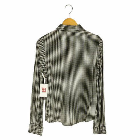 ザラ ZARA 千鳥格子 ハウンドトゥース シャツブラウス レディース import:S