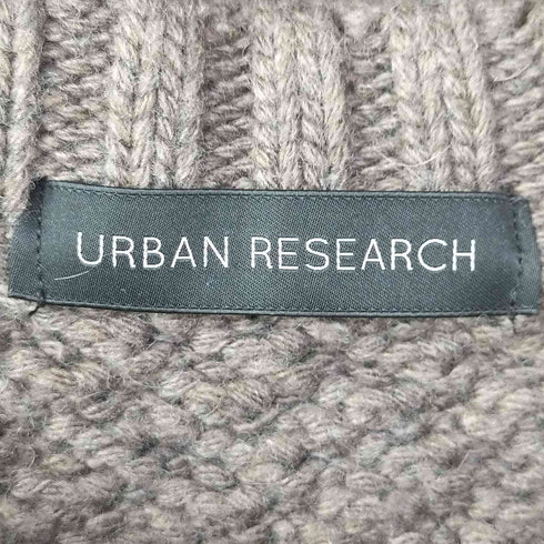 アーバンリサーチ URBAN RESEARCH ケーブルブロックニットベスト メンズ FREE