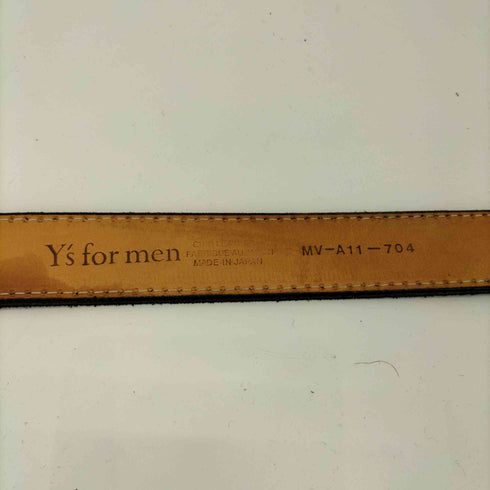 ワイズフォーメン Ys for men スエード バックルベルト メンズ