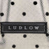 ラドロー LUDLOW FLCK TULL PVC チュール×PVC ドット トートバッグ レディース