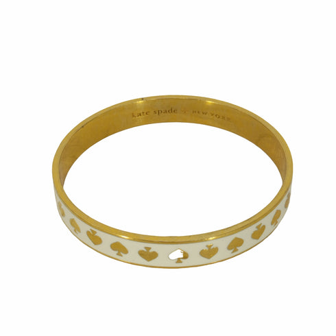 ケイトスペード Kate spade IDIOM BANGLES Live Colorfully Pattern スペード バングル レディース