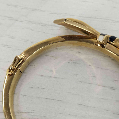 ケイトスペード Kate spade Finishing Touch Stripe Bangle ストライプ リボンバングル レディース