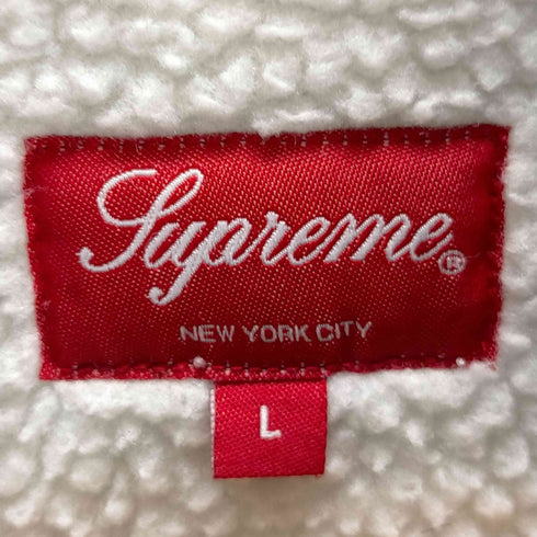 シュプリーム Supreme 18AW Sherpa Lined Denim Shirt メンズ import:L