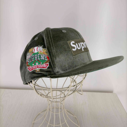 シュプリーム Supreme Velour Box Logo Cap メンズ 7 5/8