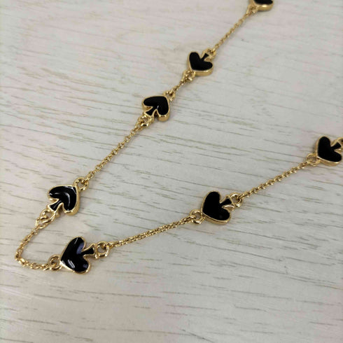 ケイトスペード Kate spade ラインストーン スペード ロングネックレス レディース