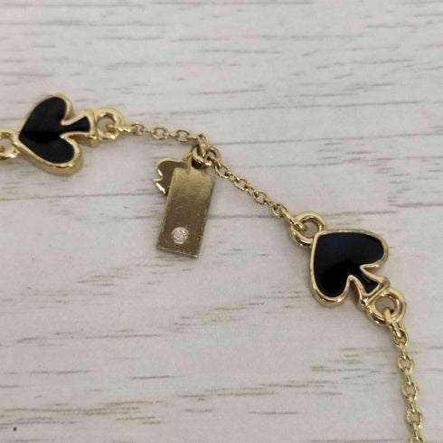 ケイトスペード Kate spade ラインストーン スペード ロングネックレス レディース