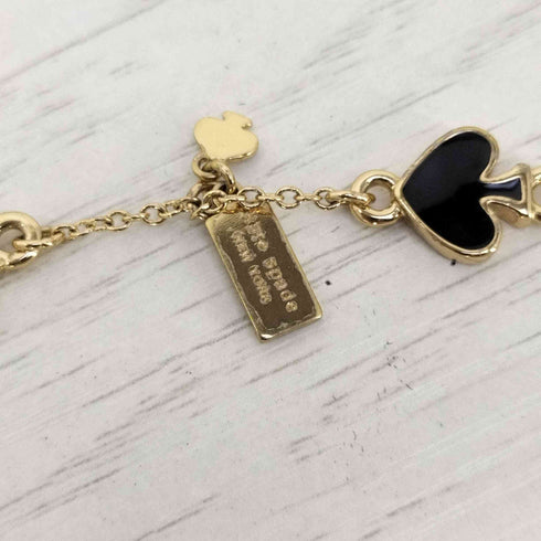 ケイトスペード Kate spade ラインストーン スペード ロングネックレス レディース