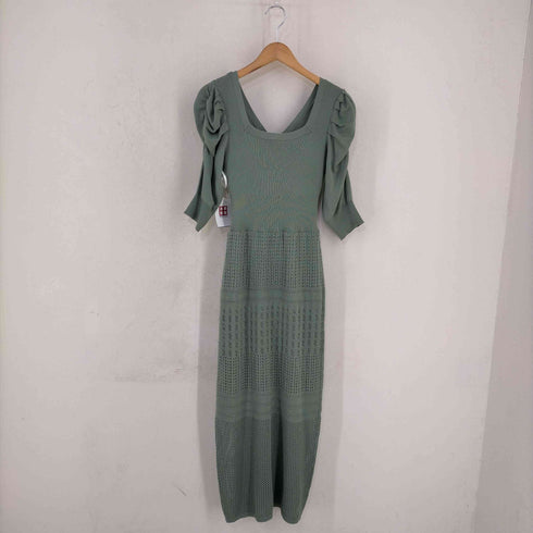 リエンダ rienda クロシェポイント2WAY Knit OP レディース FREE