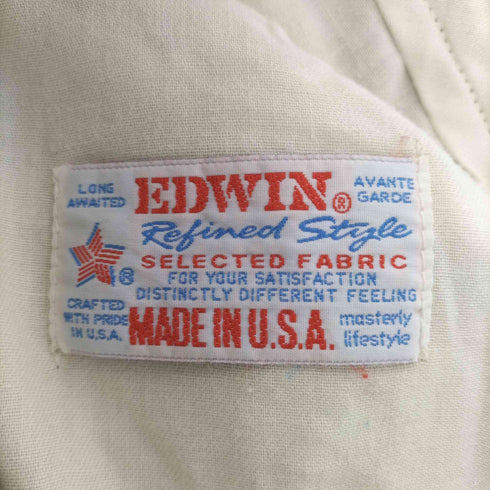 エドウィン EDWIN 90s USA製 talonジッパー 2タックチノパンツ メンズ 30X33