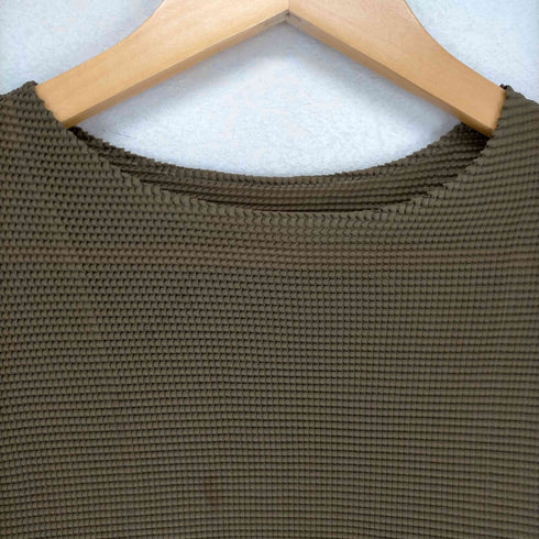 プリーツプリーズイッセイミヤケ PLEATS PLEASE ISSEY MIYAKE (T.) プリーツ加工5分袖ブラウス レディース JPN:3