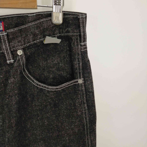 ステイアップレイト STAYUPLATE 日本製 テーパードブラックデニム メンズ JPN:L
