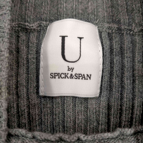 ユーバイスピックアンドスパン U by SPICK&SPAN リブタートルニットプルオーバー レディース