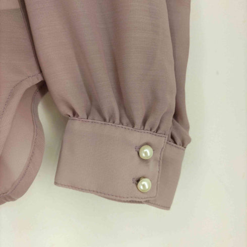 ミッシュマッシュ MISCH MASCH 撥水シアースリットスリーブシャツ レディース JPN:M