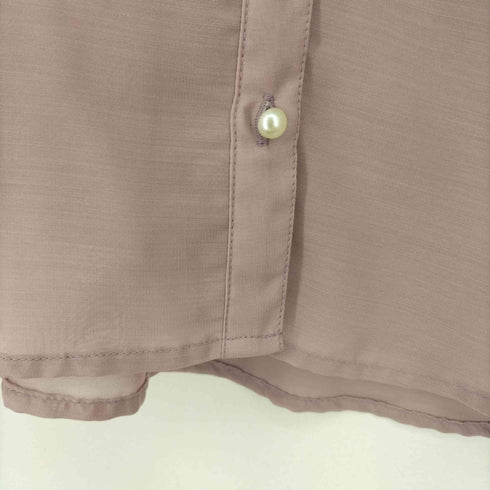 ミッシュマッシュ MISCH MASCH 撥水シアースリットスリーブシャツ レディース JPN:M