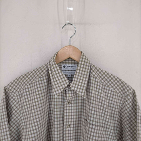 コロンビア Columbia チェック S/S シャツ GRT メンズ import:S