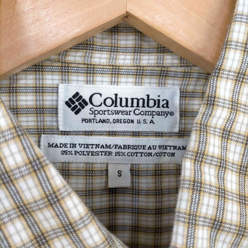 コロンビア Columbia チェック S/S シャツ GRT メンズ import:S