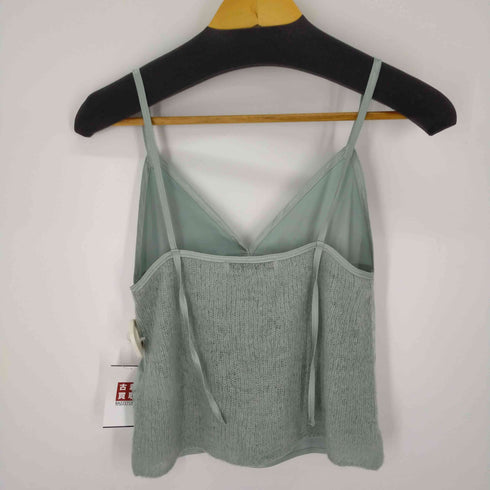 ザラ ZARA MATCHING KNIT CAMISOLE TOP レディース import:S