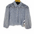 ザラ ZARA クロップドフラワーシアーL/Sシャツブラウス レディース import:XS