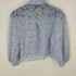ザラ ZARA クロップドフラワーシアーL/Sシャツブラウス レディース import:XS