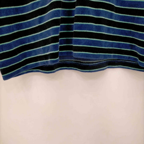 ロクビューティーアンドユースユナイテッドアローズ 6 BEAUTY & YOUTH UNITED ARROWS VELOUR BORDER CROPPED T-SHIRT レディース FREE