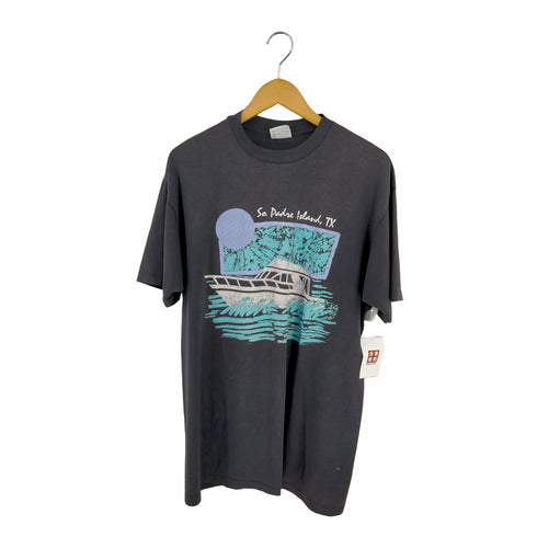 ヘインズ Hanes USA製 SOUTH PADRE ISLAND スーベニアTシャツ メンズ import:XL