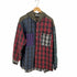 JAZZMAN SPORTSWEAR チェック パッチワークフーディ メンズ import:XL