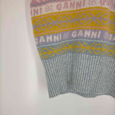 ガニー Ganni Graphic V-neck Vest レディース JPN:S