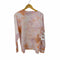 ロクビューティーアンドユースユナイテッドアローズ 6 BEAUTY & YOUTH UNITED ARROWS DOUBLE SLIT TIE DYE MOTIF PULLOVER レディース FREE