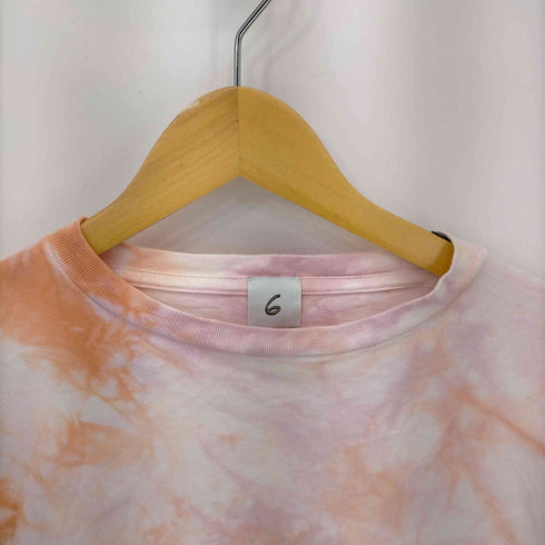ロクビューティーアンドユースユナイテッドアローズ 6 BEAUTY & YOUTH UNITED ARROWS DOUBLE SLIT TIE DYE MOTIF PULLOVER レディース FREE