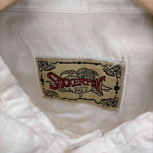 STOCKER POINT 生地切替 L/S ドレス シャツ メンズ import:S