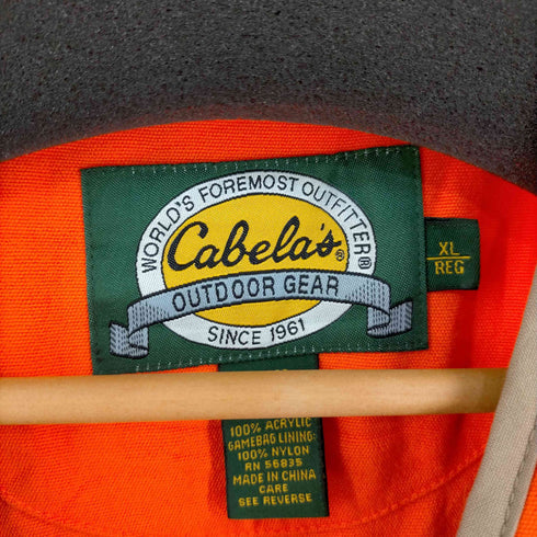 カベラス cabelas OUTDOOR GEAR 鳥刺繍 ダックハンティングベスト メンズ JPN:XL