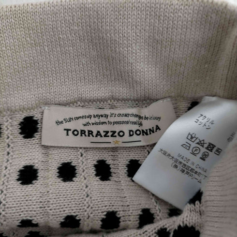 トラッゾドンナ Torrazzo Donna 総柄 ニットスカート レディース