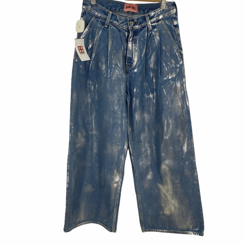 FMiBL foil cover denim buggy pants レディース 38