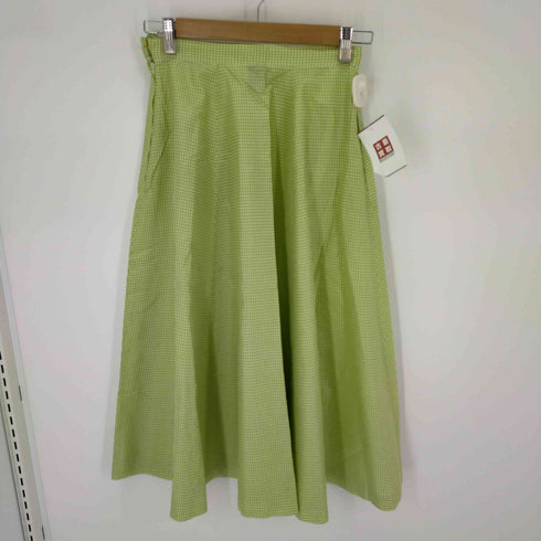 トリココムデギャルソン tricot COMME des GARCONS シルクギンガムチェックスカート レディース JPN:M
