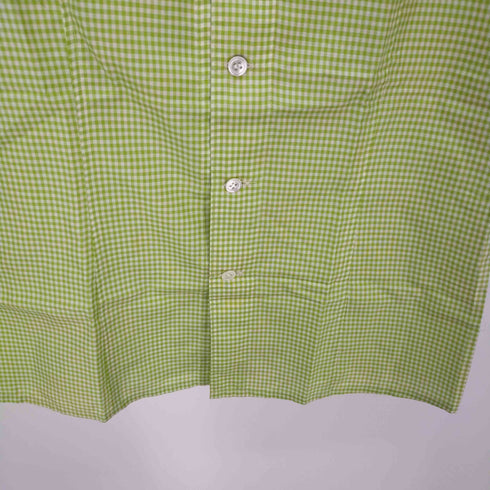 トリココムデギャルソン tricot COMME des GARCONS ギンガムチェックシルクノースリームブラウス レディース