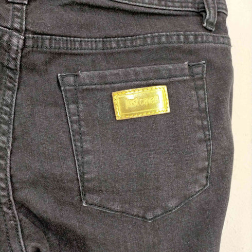 ジャストガヴァリ justcavalli デザイン加工 スキニーデニムパンツ レディース US:26-27