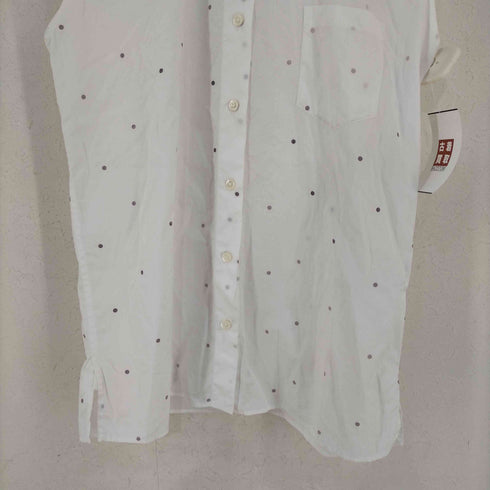 マーガレットハウエル MARGARET HOWELL コットン ドット柄 ノースリーブシャツ レディース JPN:2
