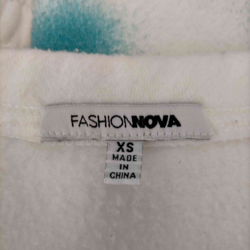 ファッションノヴァ FASHION NOVA スプレーペイントデストロイ加工スウェットセットアップ レディース XS