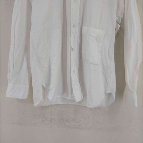 マーガレットハウエル MARGARET HOWELL DENSE COTTON TWILL コットンツイルプレーンシャツ メンズ JPN:L