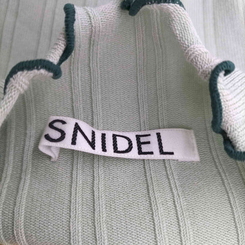 スナイデル snidel オープンショルダーフリルニットプルオーバー レディース FREE