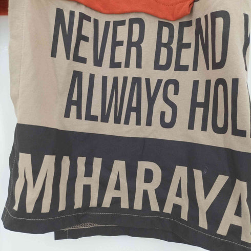 ミハラヤスヒロ MIHARA YASUHIRO フハク コンビネーション クルーネック Tシャツ メンズ JPN:L