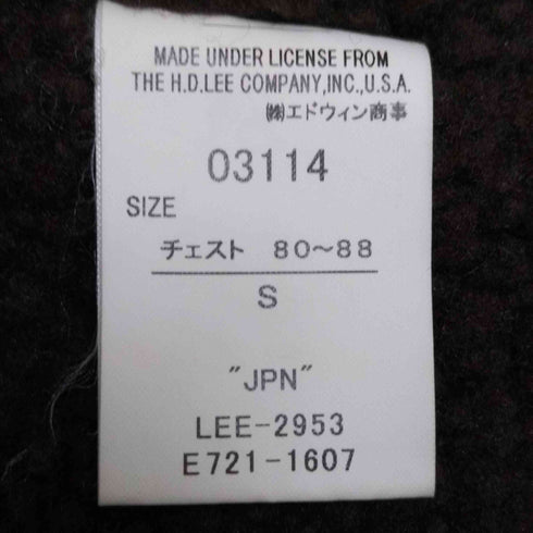 リー Lee ボアランチジャケット ヘリンボーンストライプ メンズ JPN:S