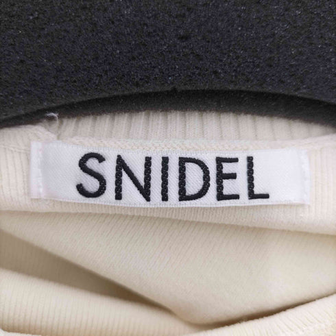 スナイデル snidel プリーツラッフルスリーブニットプルオーバー レディース ONE SIZE