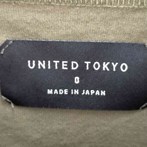 ユナイテッドトウキョウ UNITED TOKYO アシメネックビッグTシャツ レディース JPN:0