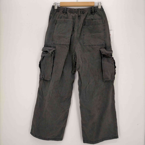 ジーユー GU デニムスーパーワイドカーゴパンツ メンズ JPN:M