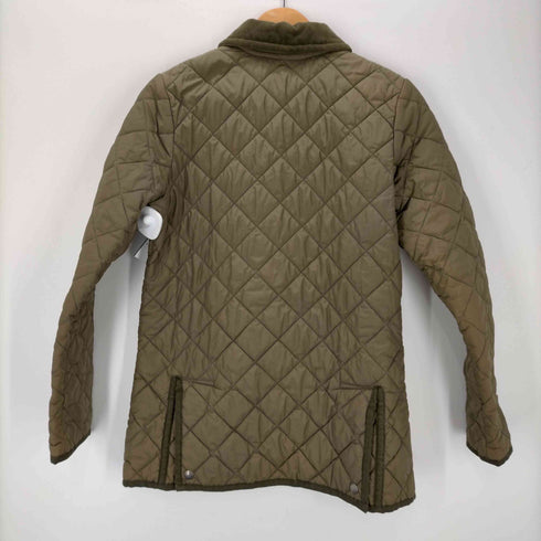 トラディショナルウェザーウェア Traditional Weatherwear キルティング 襟コーデュロイ ナイロンライナージャケット ダブルボタン レディース JPN:36