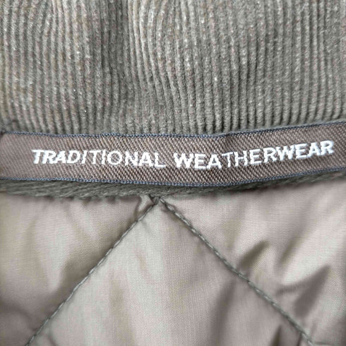 トラディショナルウェザーウェア Traditional Weatherwear キルティング 襟コーデュロイ ナイロンライナージャケット ダブルボタン レディース JPN:36