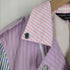 コムデギャルソンオムプリュス COMME des GARCONS HOMME PLUS AD2012 クレイジーストライプダブルライダースジャケット メンズ JPN:S