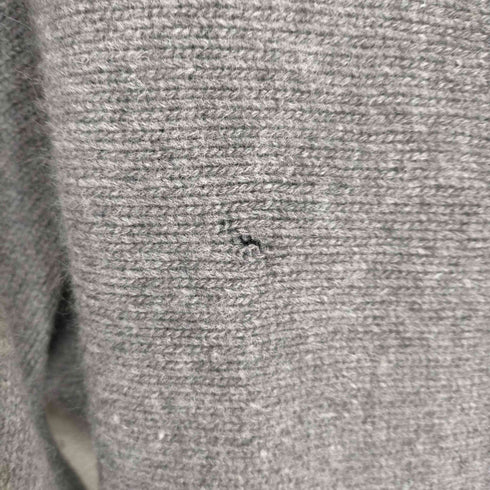 エンポリオアルマーニ EMPORIO ARMANI MADE IN ITALY アンゴラ混ステッチデザインダブルジップニットジャケット メンズ 54